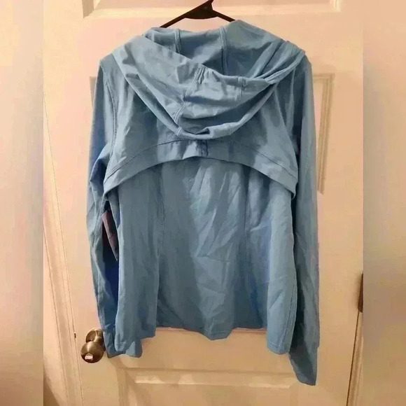 NWT Member's Mark Womens Full Zip Jacket Blue Size XL Yoga Active #T456 - Picture 5 of 7